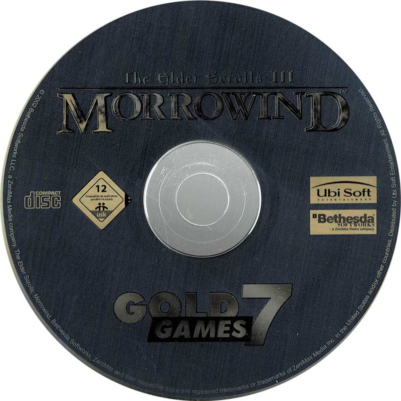 Media for Gold Games 7 (Windows): The Elder Scrolls III: Morrowind