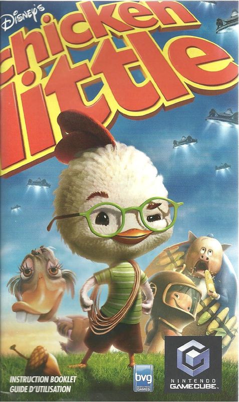 Manual for Disney's Chicken Little (GameCube): Front