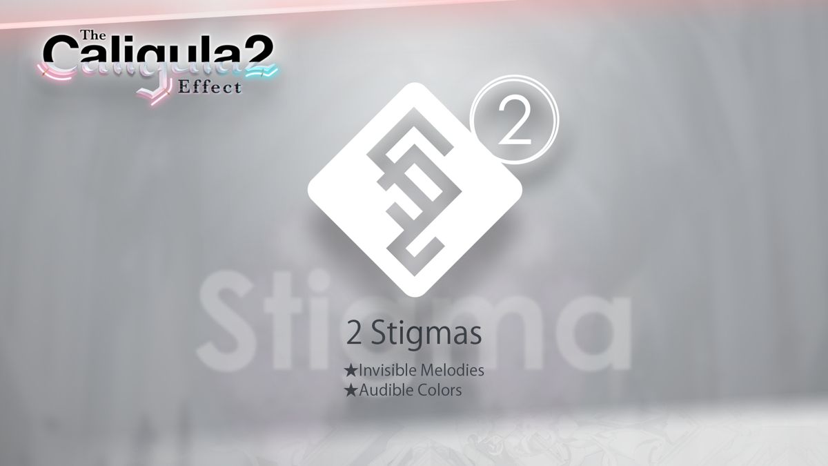 Front Cover for The Caligula Effect 2: 2 Stigmas - Invisible Melodies / Audible Colors (Nintendo Switch) (download release)