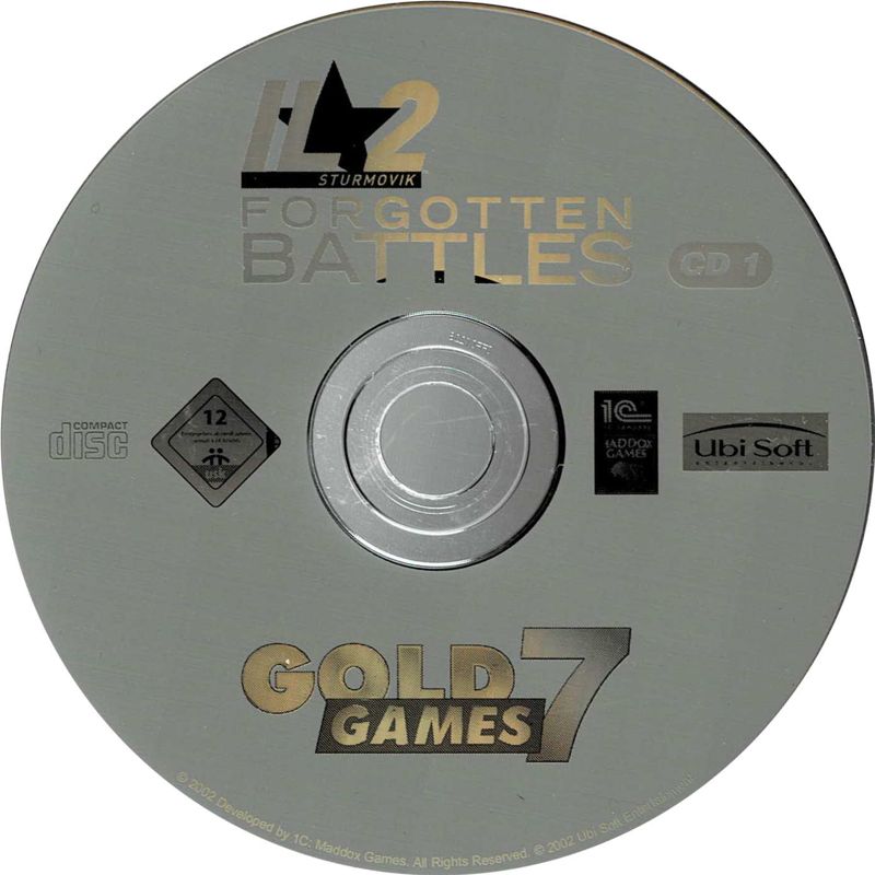 Media for Gold Games 7 (Windows): IL-2 Sturmovik: Forgotten Battles - Disc 1