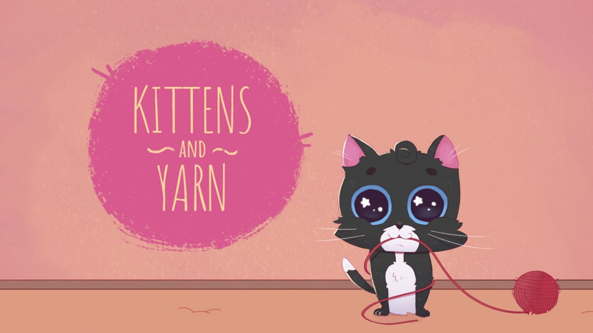 Front Cover for Kittens and Yarn (Nintendo Switch) (download release)