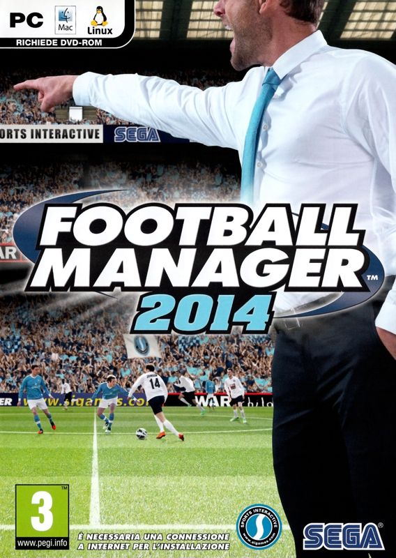 Front Cover for Football Manager 2014 (Linux and Macintosh and Windows)