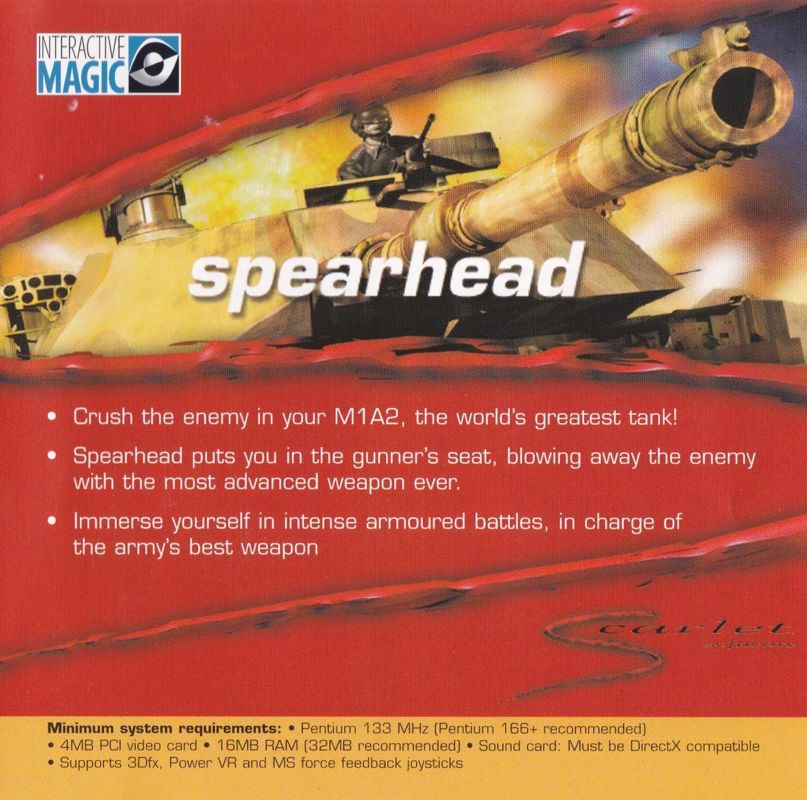 Front Cover for Spearhead (Windows) (PC Ace Covermount)