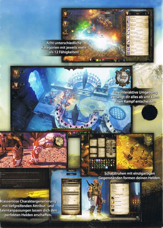 Inside Cover for Divinity: Original Sin (Macintosh and Windows): Inside - Right
