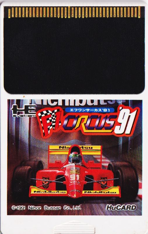 Media for F1 Circus '91 (TurboGrafx-16): Front