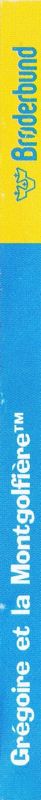 Other for Gregory and the Hot Air Balloon (Macintosh and Windows and Windows 16-bit): Jewel Case Spine - Left