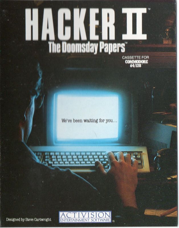 Front Cover for Hacker II: The Doomsday Papers (Commodore 64) (Cassette release)