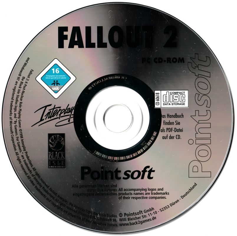 Media for Fallout 2 (Windows) (Back to Games release)