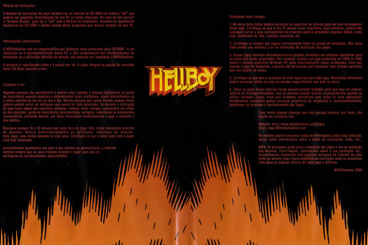 Inside Cover for Hellboy: Dogs of the Night (Windows)