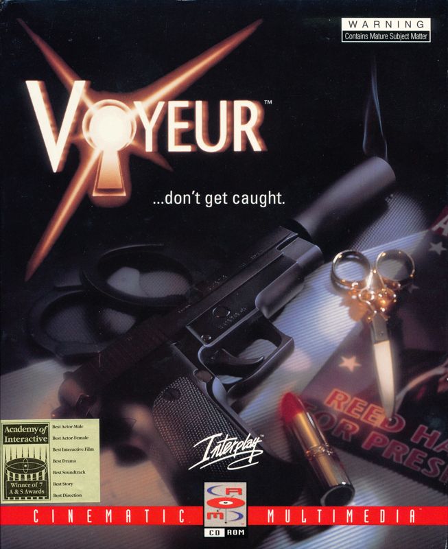 Front Cover for Voyeur (DOS)