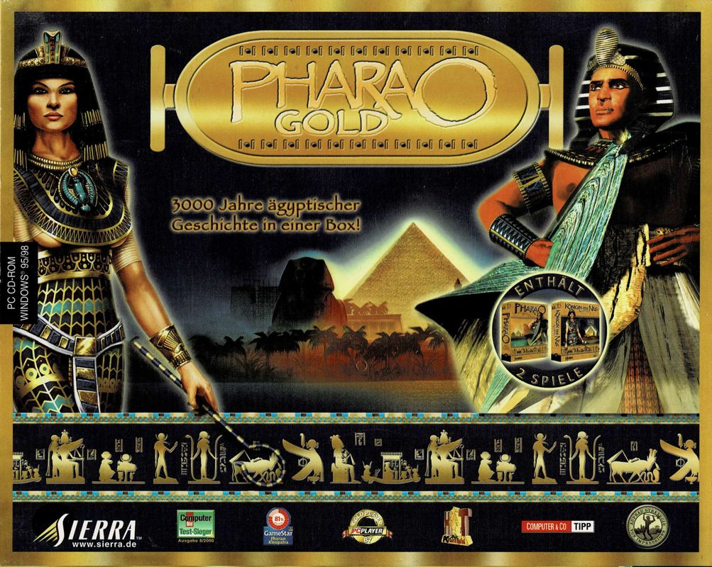 Front Cover for Pharaoh: Gold (Windows)