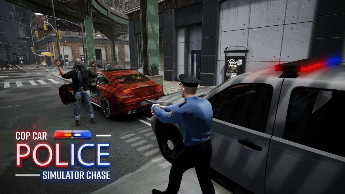 Front Cover for Cop Car Police Simulator Chase (Nintendo Switch) (download release)