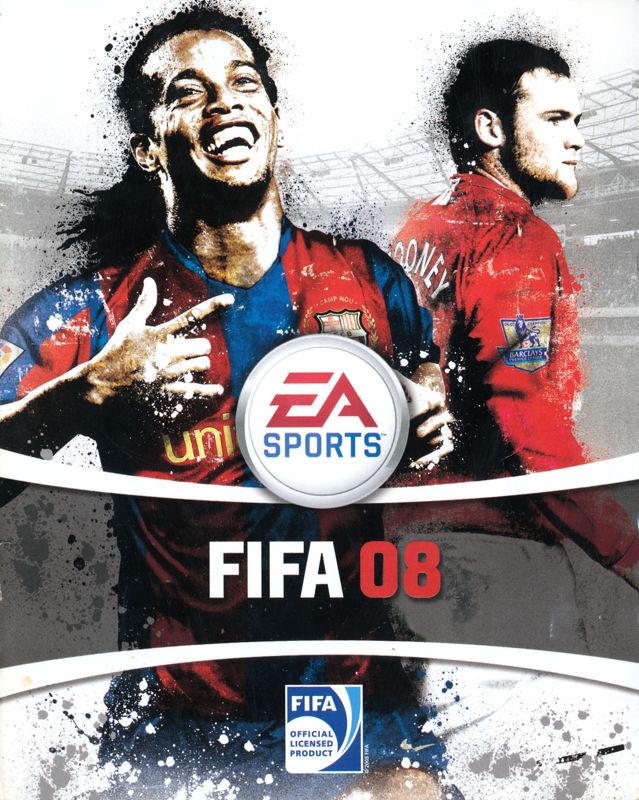 Manual for FIFA Soccer 08 (PlayStation 3) (Platinum release): Front