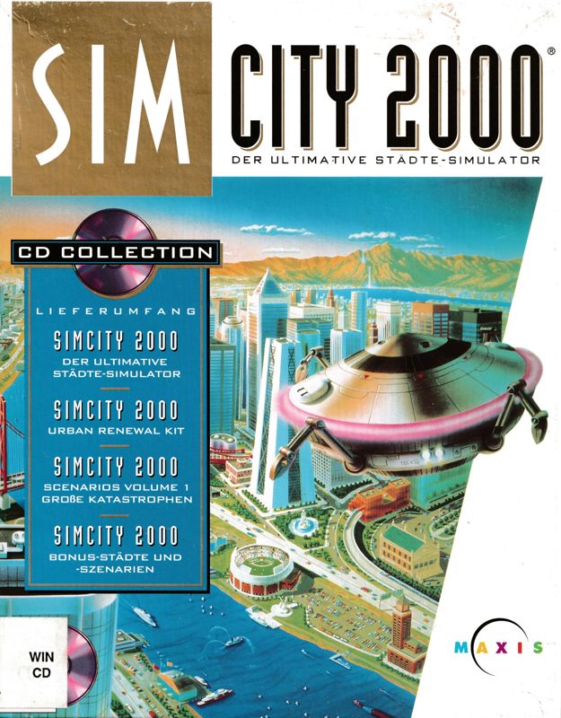 Front Cover for SimCity 2000: CD Collection (Windows 16-bit) (Bomico release)