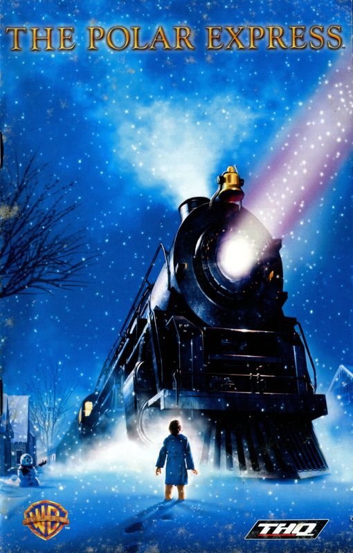Manual for The Polar Express (PlayStation 2): Front