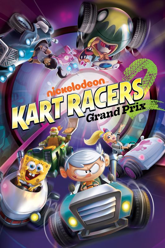 Front Cover for Nickelodeon Kart Racers 2: Grand Prix (Xbox One) (download release)