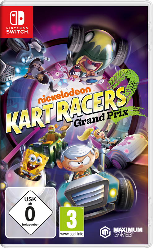 Front Cover for Nickelodeon Kart Racers 2: Grand Prix (Nintendo Switch) (download release)