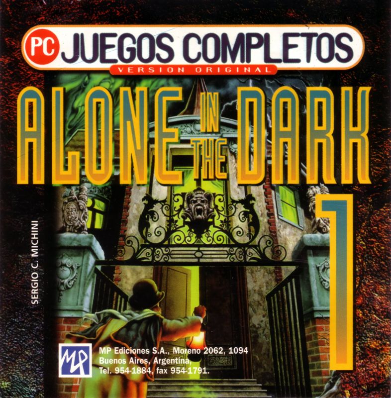 Front Cover for Alone in the Dark (DOS) (PC Juegos Completos Edition (1997))