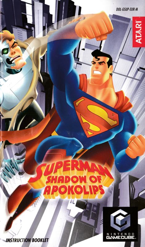 Manual for Superman: Shadow of Apokolips (GameCube): Front