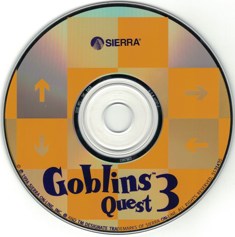 Media for Goblins Quest 3 (DOS) (CD-ROM release)