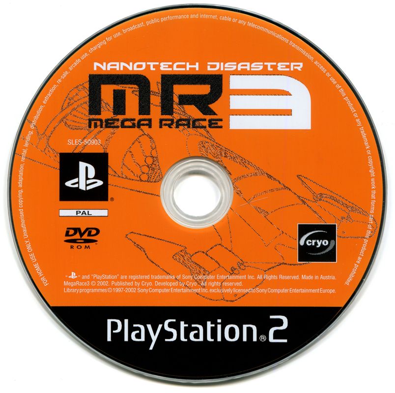Media for MegaRace: MR3 (PlayStation 2)