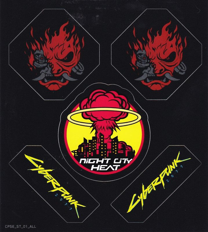 Extras for Cyberpunk 2077 (PlayStation 4): Stickers