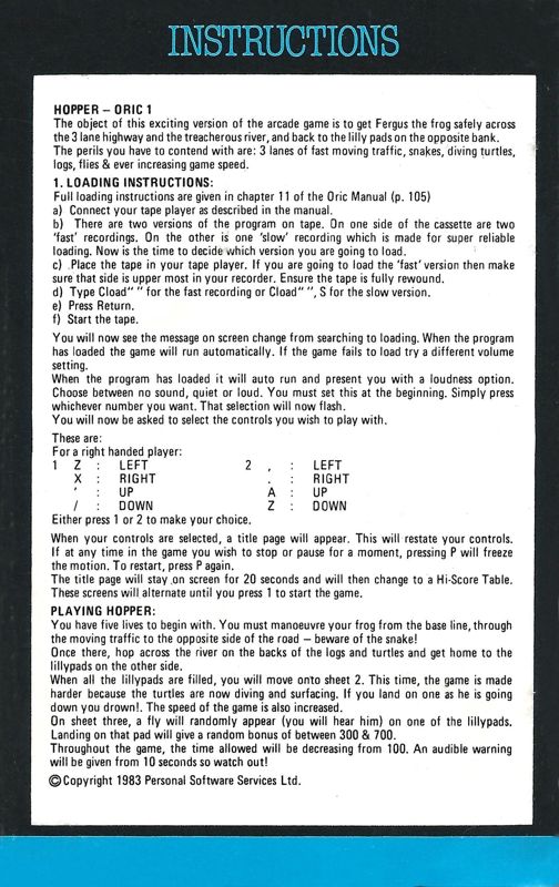 Hopper cover or packaging material MobyGames