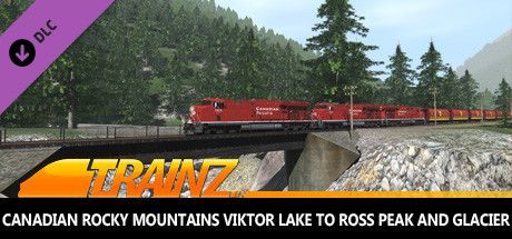 Front Cover for Trainz Plus: Canadian Rocky Mountains Viktor Lake to Ross Peak and Glacier (Macintosh and Windows) (Steam release)