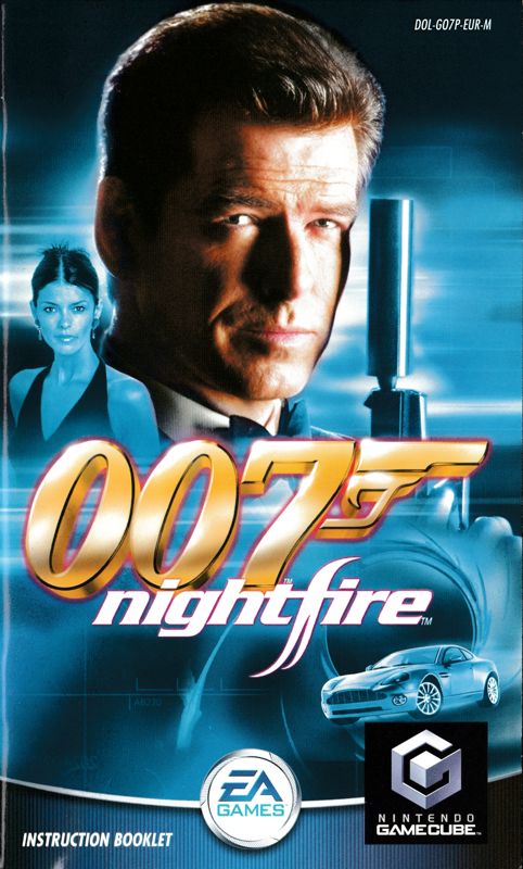 Manual for 007: Nightfire (GameCube): Front