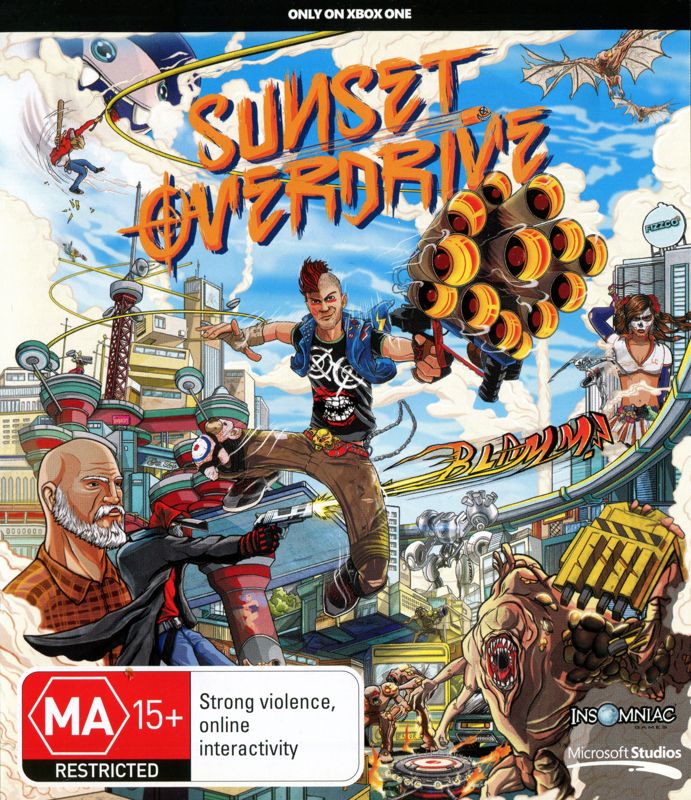 Front Cover for Sunset Overdrive (Xbox One)