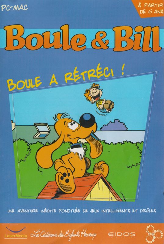 Extras for Boule & Bill: Boule a rétréci ! (Macintosh and Windows): Quick Start Guide - Front (2-folded)