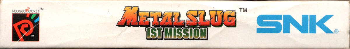 Spine/Sides for Metal Slug 1st Mission (Neo Geo Pocket Color): Top