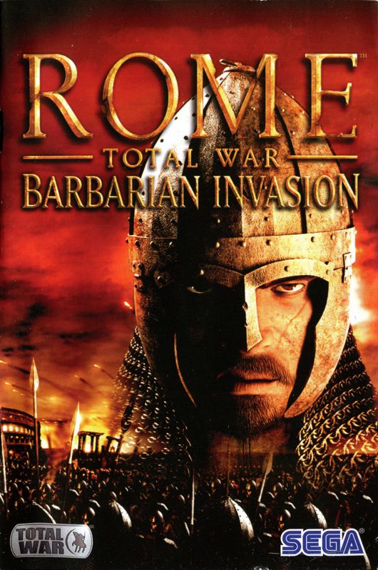 Manual for Rome: Total War - Barbarian Invasion (Windows): Front