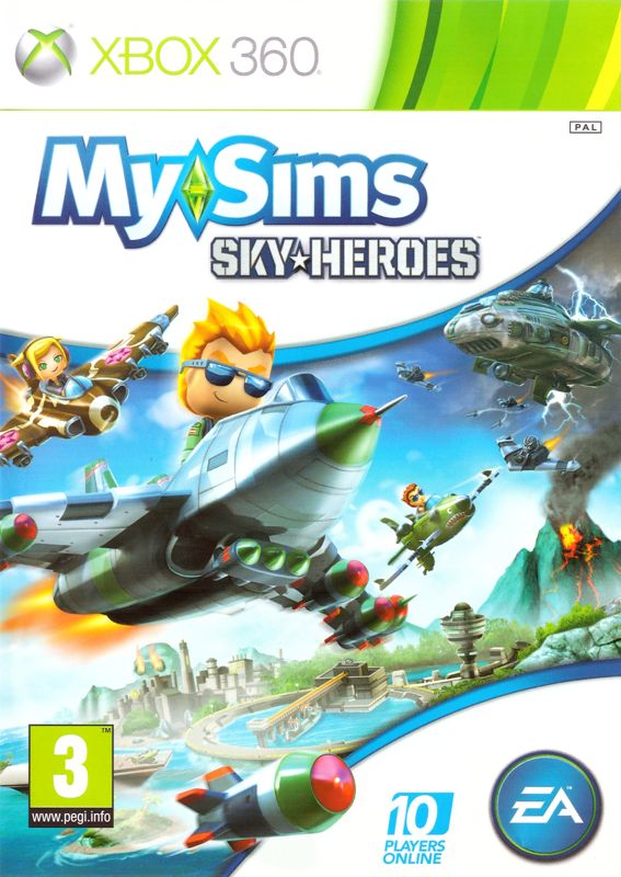 Front Cover for MySims: SkyHeroes (Xbox 360)