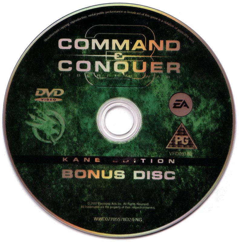 Extras for Command & Conquer 3: Wojny o Tyberium (Limitowana Edycja Kolekcjonerska) (Windows) (Nod Edition): Bonus Disc