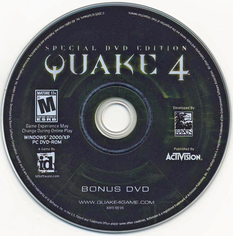 Extras for Quake 4: Special DVD Edition (Windows): Bonus DVD