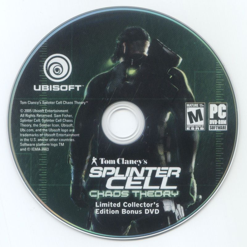 Extras for Tom Clancy's Splinter Cell: Chaos Theory (Limited Collector's Edition) (Windows): Bonus DVD