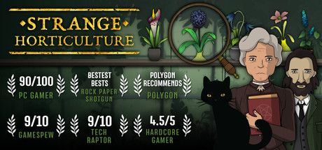 Front Cover for Strange Horticulture (Windows) (Steam release): Ratings version