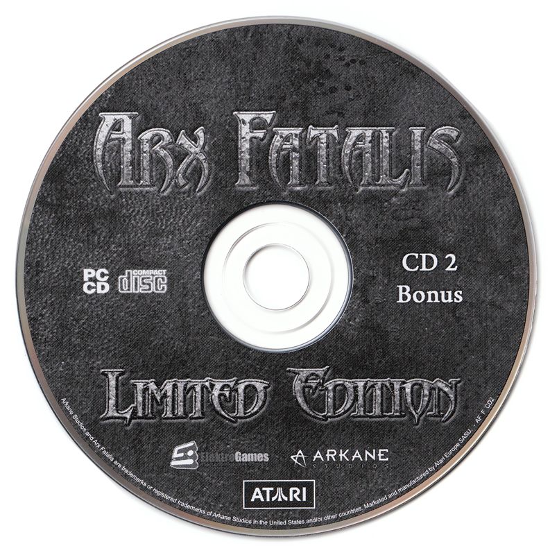 Extras for Arx Fatalis (Collector Edition) (Windows): Bonus Disc
