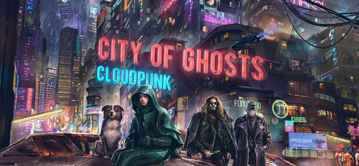 Front Cover for Cloudpunk: City of Ghosts (Windows) (GOG.com release)