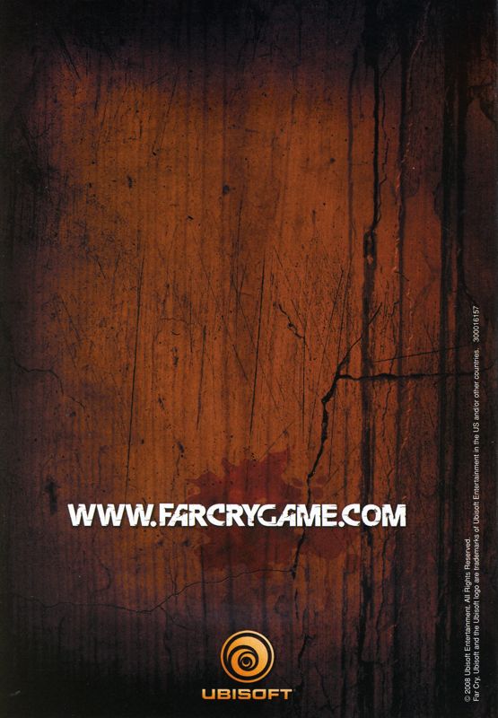 Extras for Far Cry 2 (Collector's Edition) (Windows): Making Of - Sleeve - Back