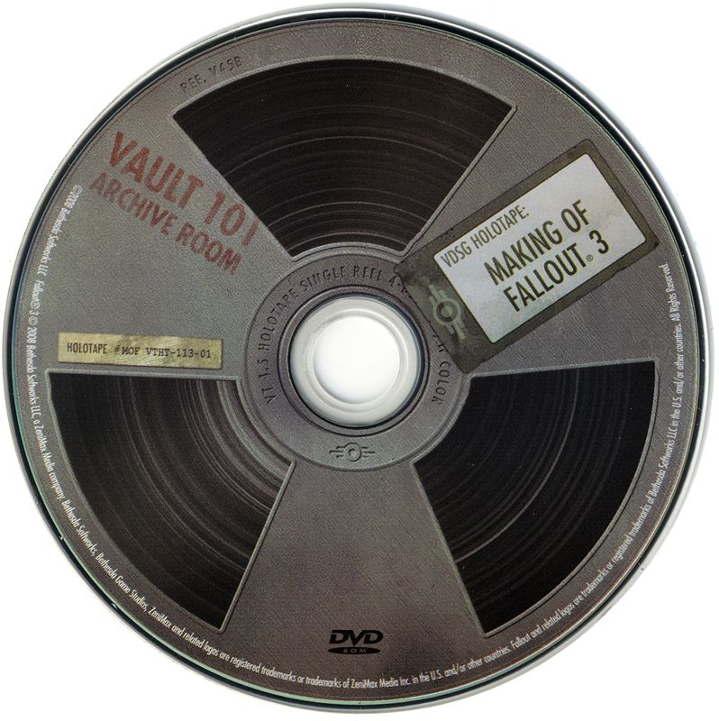 Extras for Fallout 3 (Collector's Edition) (Windows): Making-of DVD