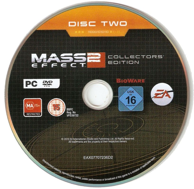 Media for Mass Effect 2 (Collector's Edition) (Windows) (European English release): Disc 2