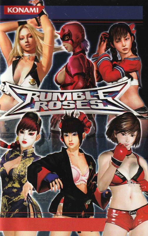 Manual for Rumble Roses (PlayStation 2): Front