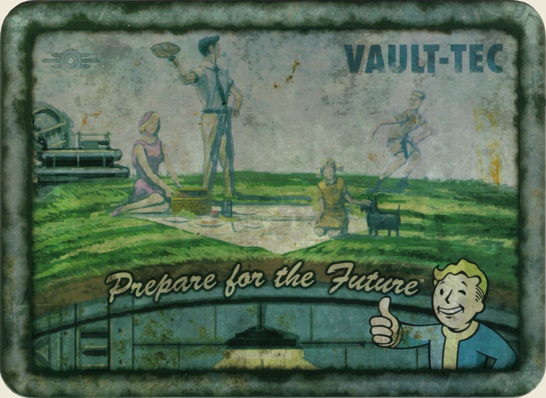 Extras for Fallout 3 (Collector's Edition) (Windows): Lunch Box - Back