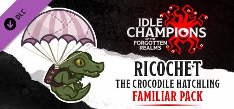 Front Cover for Idle Champions of the Forgotten Realms: Ricochet the Crocodile Hatchling Familiar Pack (Macintosh and Windows) (Steam release)