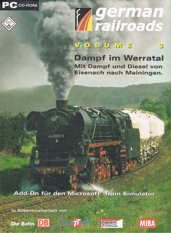 Front Cover for German Railroads: Volume 3 - Dampf im Werratal (Windows)