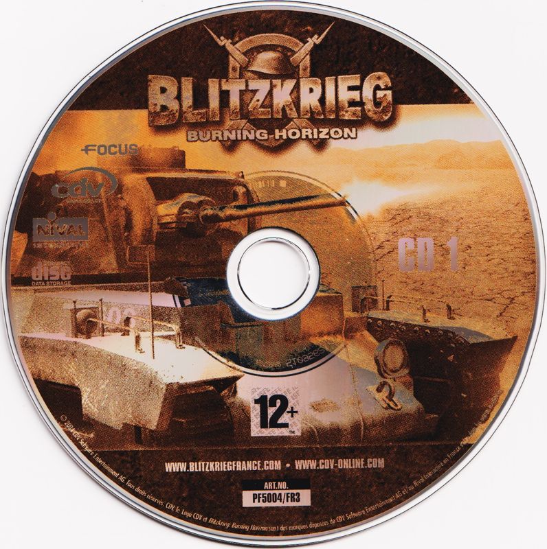 Media for Blitzkrieg: Burning Horizon (Windows): Disc 1