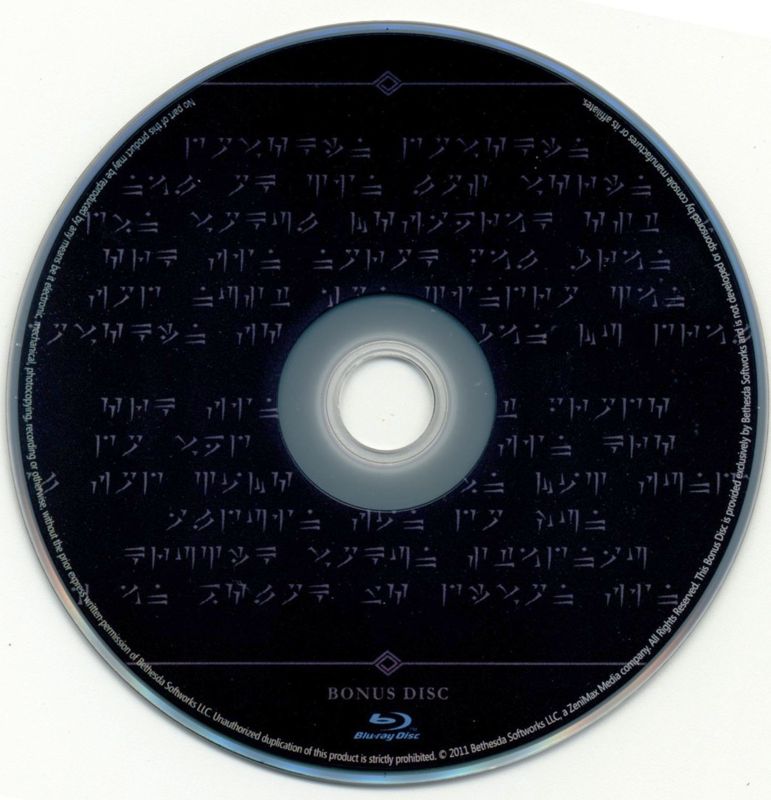 Extras for The Elder Scrolls V: Skyrim (Collector's Edition) (PlayStation 3): Bonus Blu-ray disc