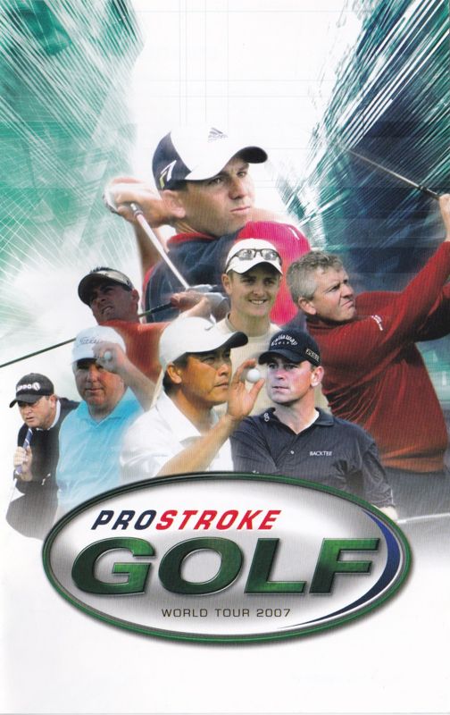 Manual for ProStroke Golf: World Tour 2007 (Windows): Front